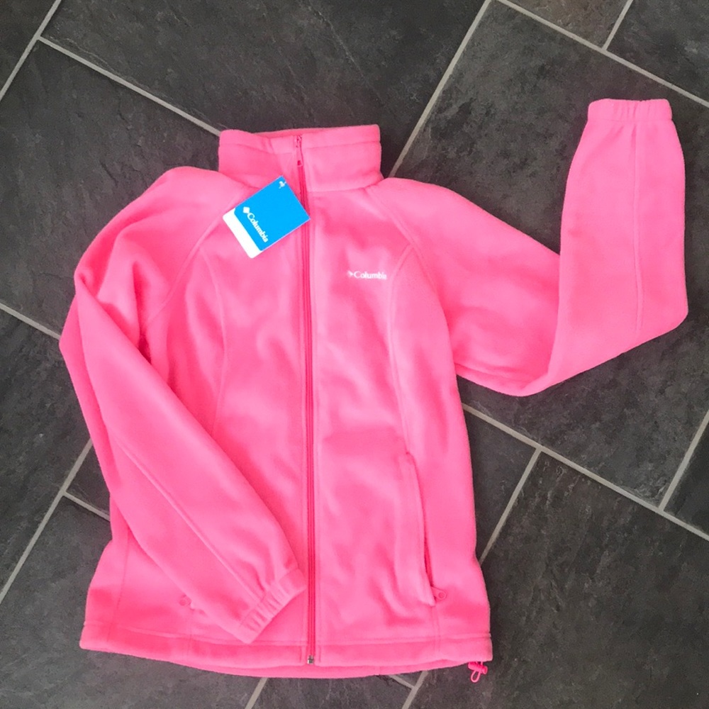 Columbia Zip Up Fleece Jacket Small